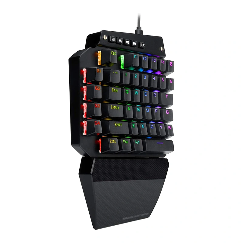 Механическая игровая клавиатура с RGB-подсветкой, 44 клавиши, проводная