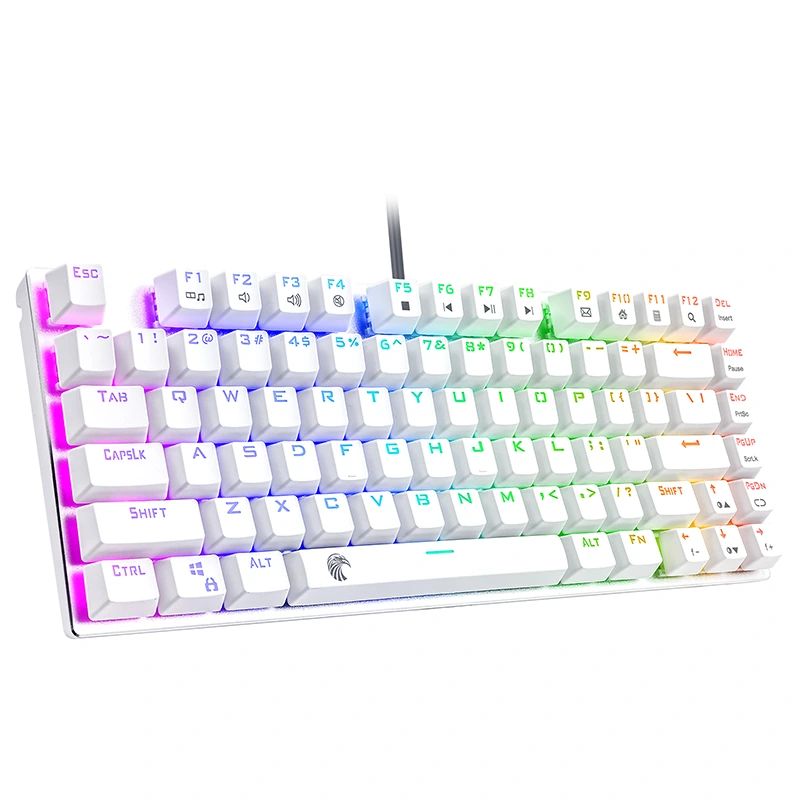 Механическая игровая клавиатура с 81 клавишами RGB