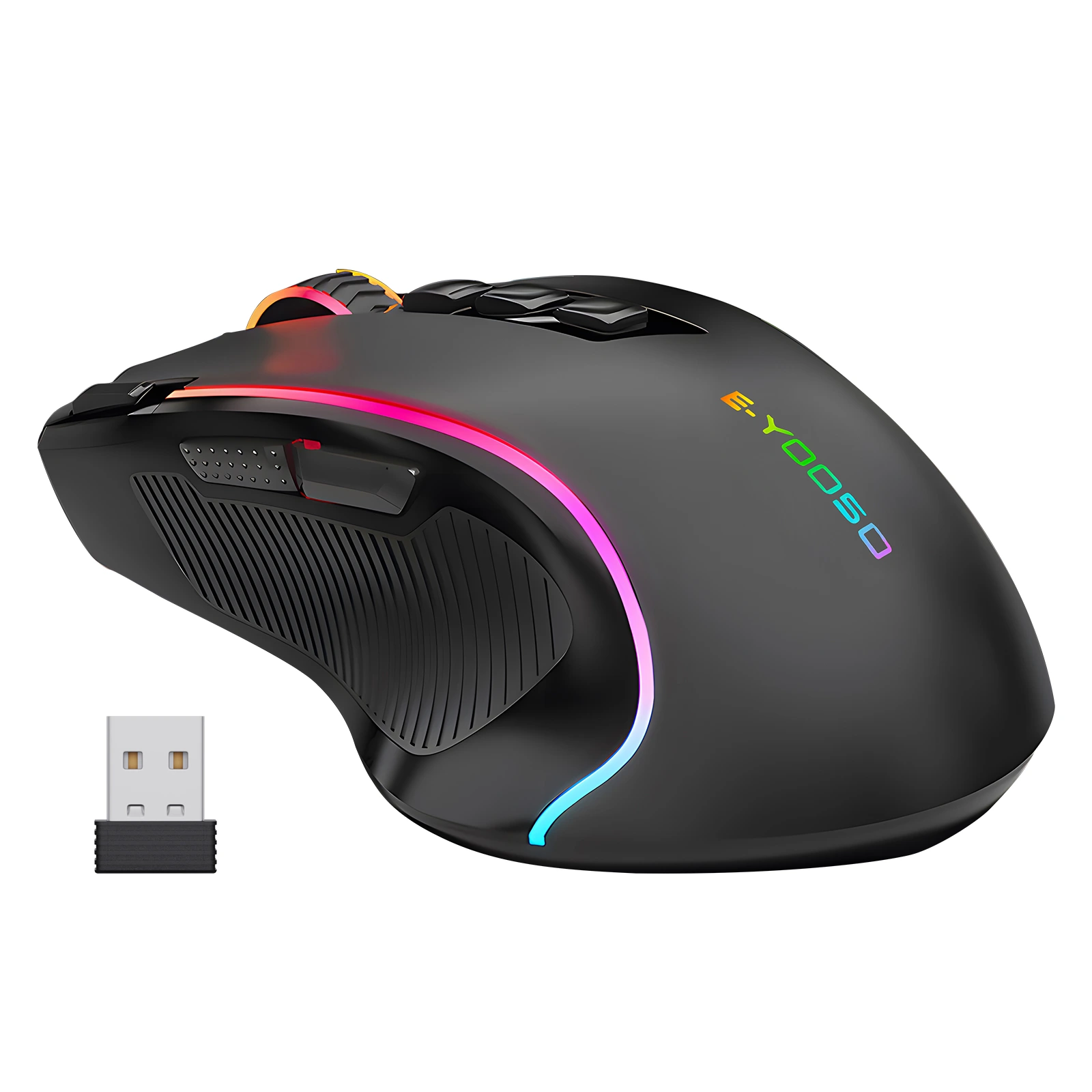 Беспроводные игровые мыши RGB 9 Программируемые кнопки